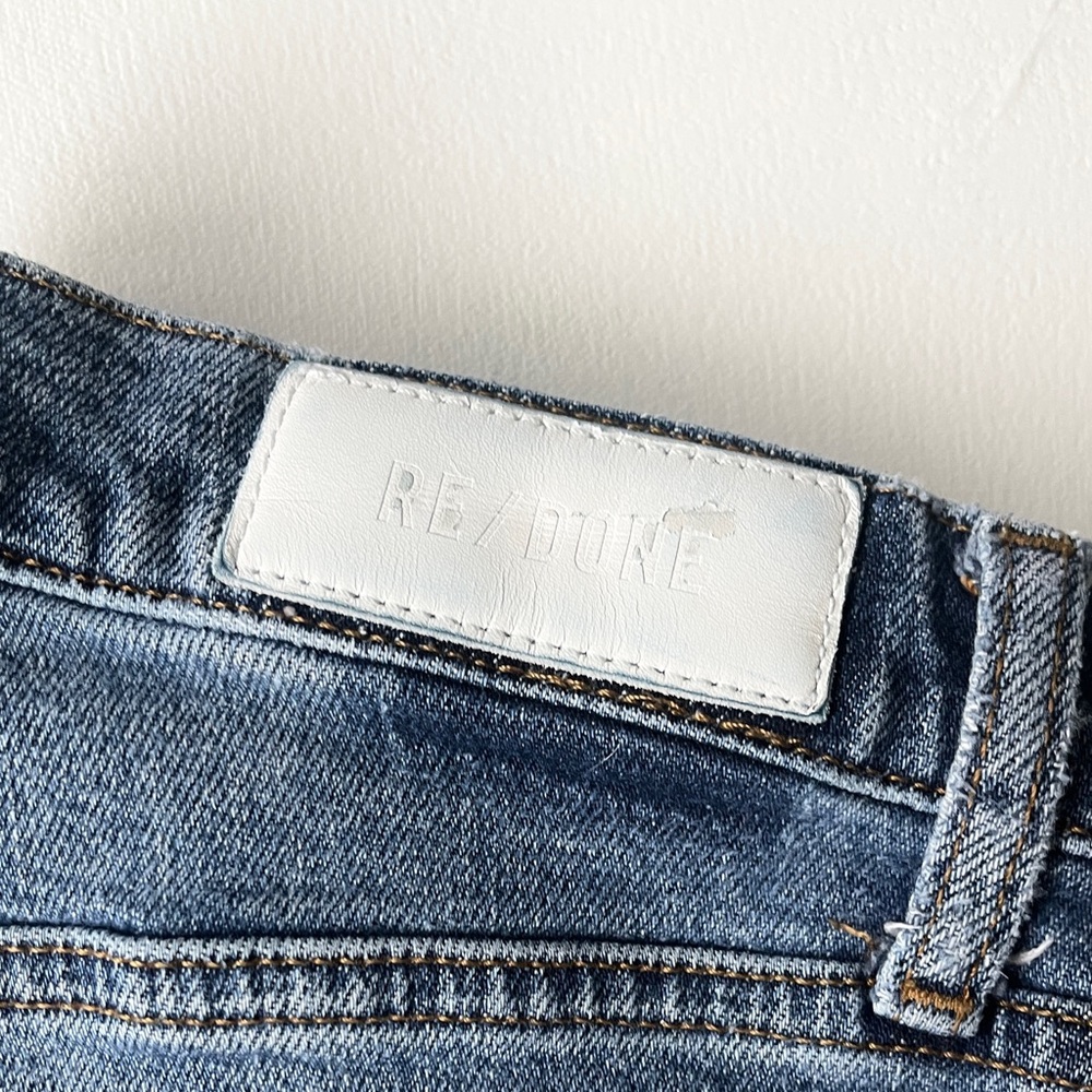 RE/DONE Comfort Stretch High Rise Ripped Jeans - Picture 6 of 6
